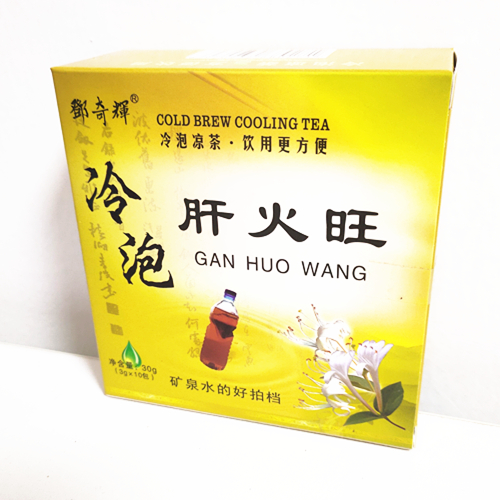 鄧奇輝牌冷泡系列涼茶-肝火旺 無糖茶包凍水直接沖泡