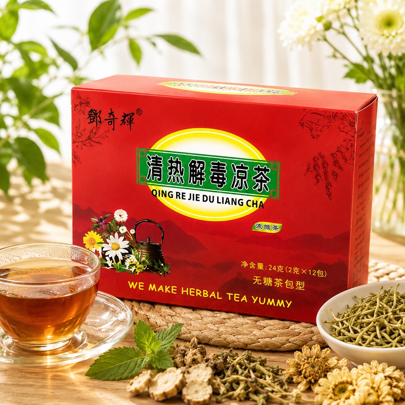 清熱解毒涼茶-無糖型涼茶系列袋泡茶 - 鄧奇輝牌  